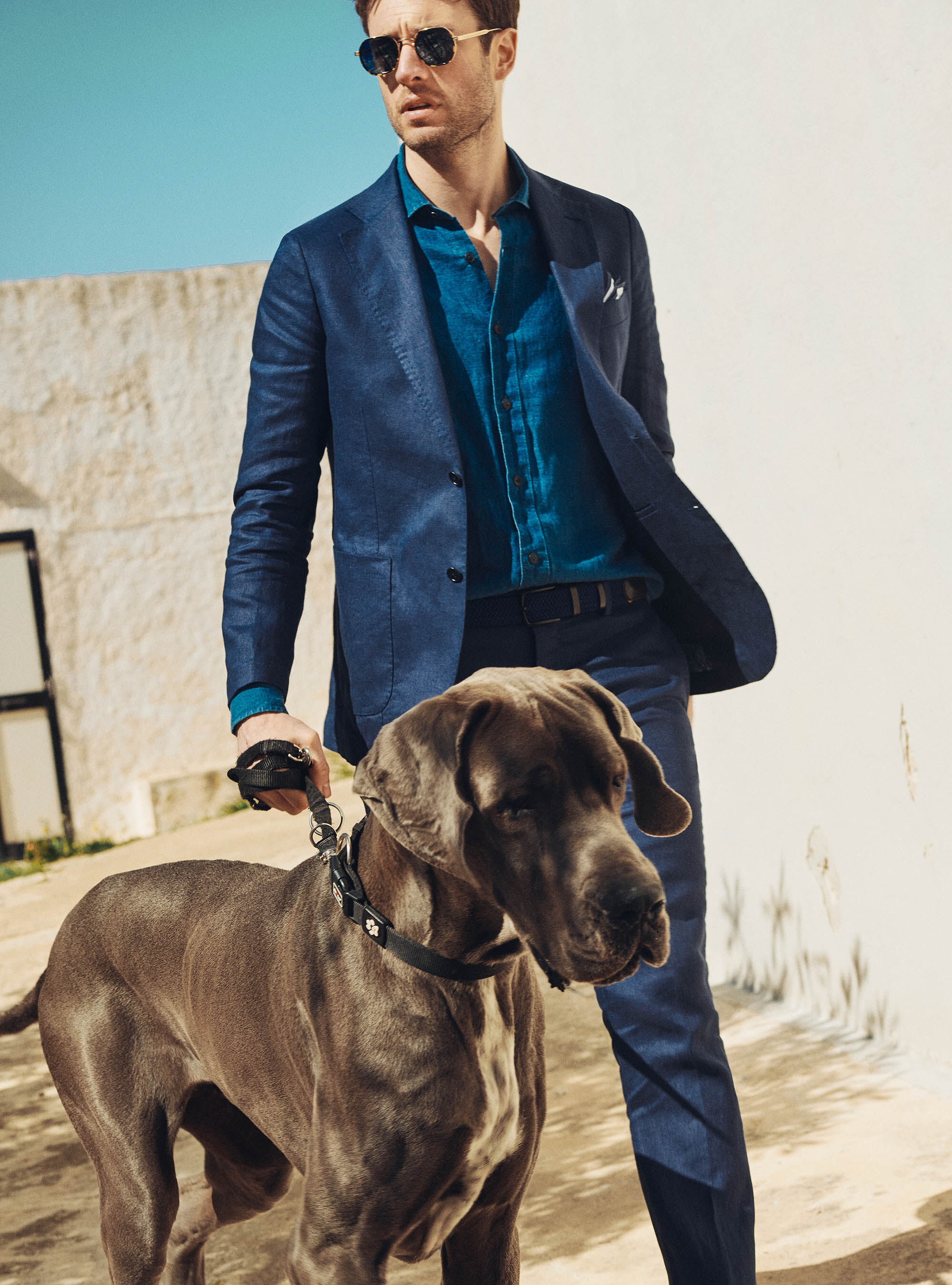 Vestito blu discount
